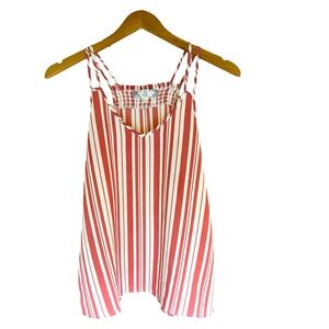 Pink Rose Vintage Sleeveless Blouse